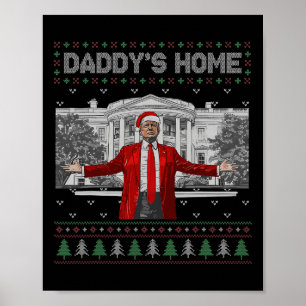 Póster La casa de un padre gracioso, Trump Navidades feos