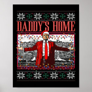 Póster La casa de un padre gracioso, Trump Navidades feos