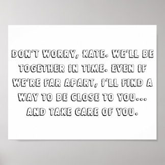 Póster La casa del lago cita 11" x 8.5" poster