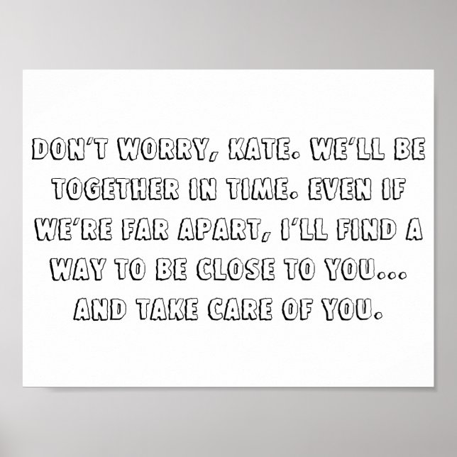 Póster La casa del lago cita 11" x 8.5" poster