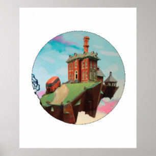 PÓSTER LA CASA EN EL MAR CERULEÑO