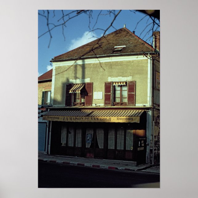 Póster La casa en la que Vincent van Gogh (Frente)