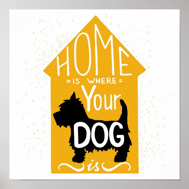 Póster La Casa Es Donde Está El Perro (Frente)