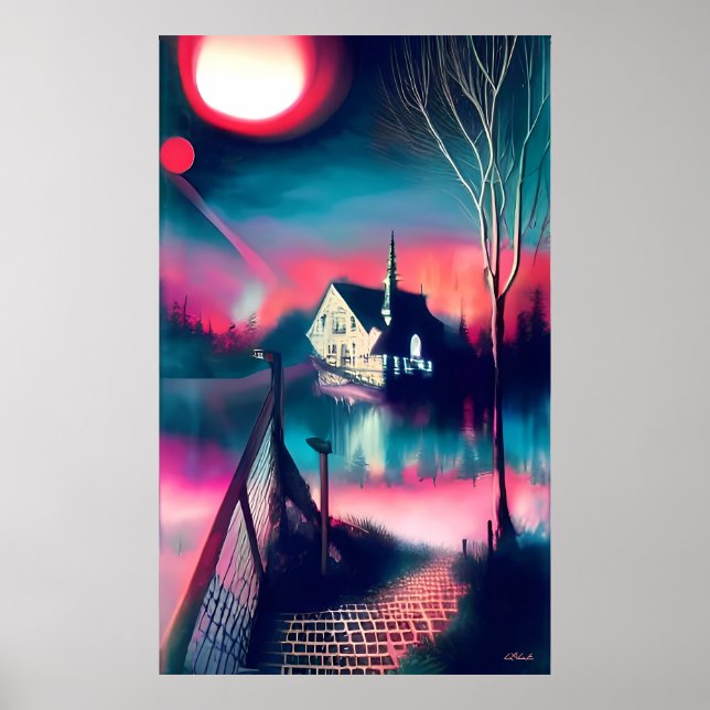 Póster La Casa Fantasma en Faragasso Heights (Frente)