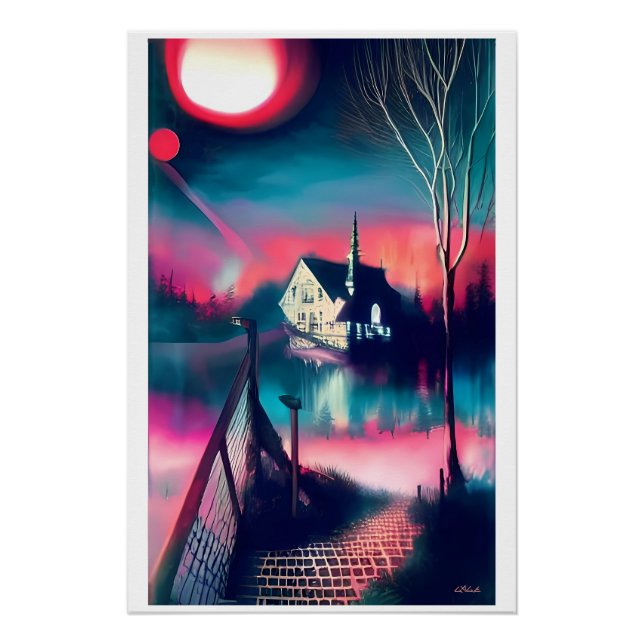 Póster La Casa Fantasma en Faragasso Heights (Anverso)