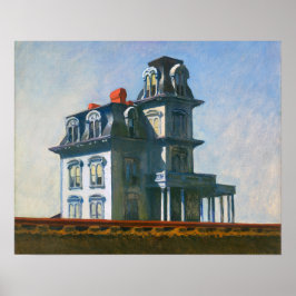 Póster La Casa junto a la vía del tren | Edward Hopper |
