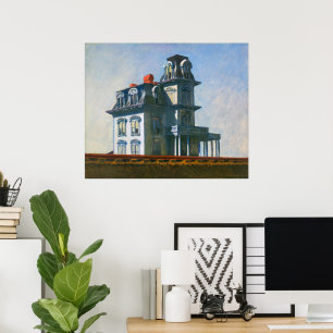 Póster La casa junto al ferrocarril   Edward Hopper