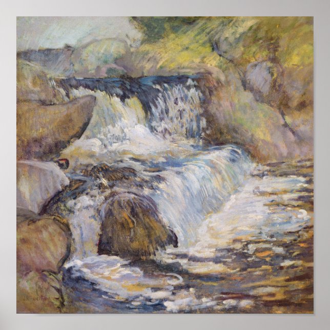 Póster La cascada (Frente)