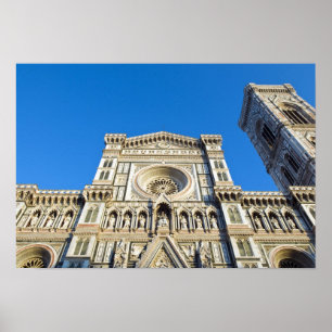 Póster La catedral de Santa María del Fiore , Florencia,