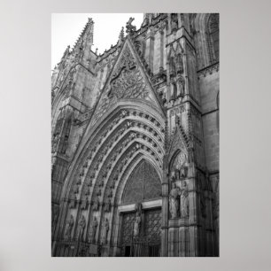Póster La Catedral Poster Print (Barcelona, España)