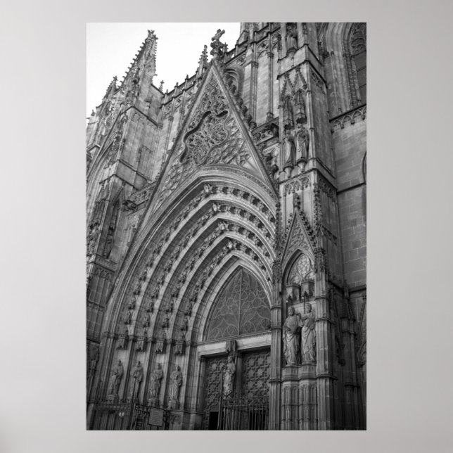 Póster La Catedral Poster Print (Barcelona, España) (Frente)