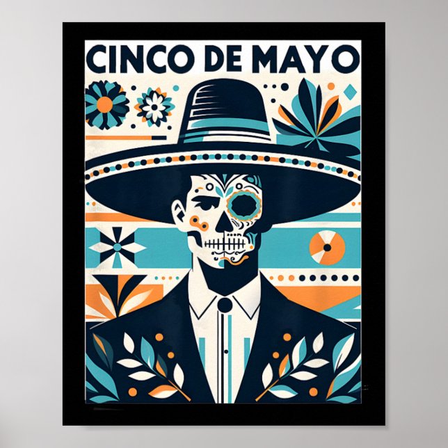 Póster La Catrina Cinco De Mayo (Frente)