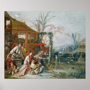 Póster La caza china, c.1742