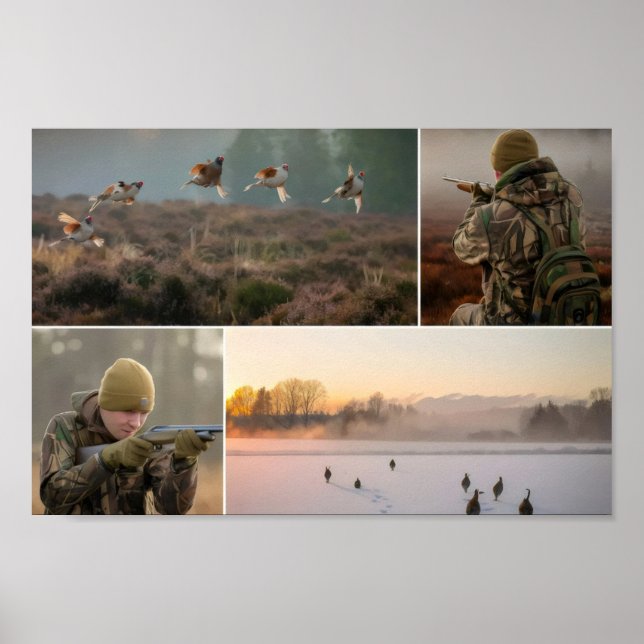 Póster La caza comienza la temporada de caza de recompens (Frente)