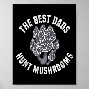 Póster La caza de hongos Morel Shrooming