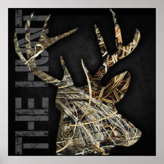 Póster "La caza" de venados Poster de Antlers Camoflauge