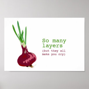 Póster La cebolla complicada