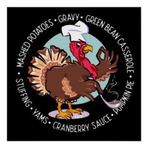 PÓSTER LA CENA DE AGRADECIMIENTO SE SIRVE GRACIAS