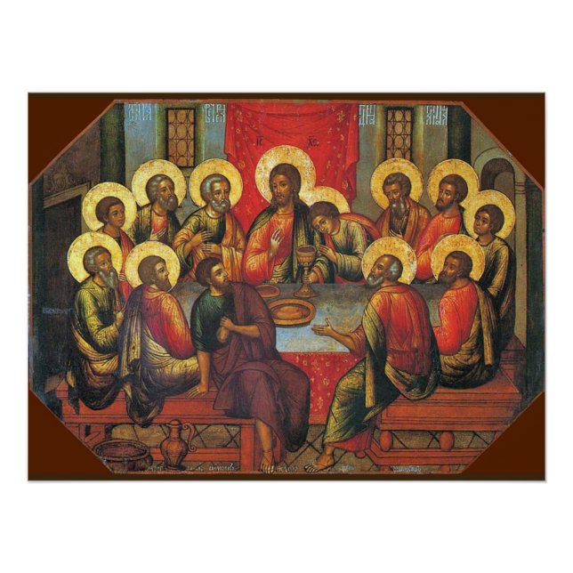 Póster La cena del Señor (Anverso)