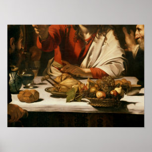 Póster La cena en Emmaus, 1601