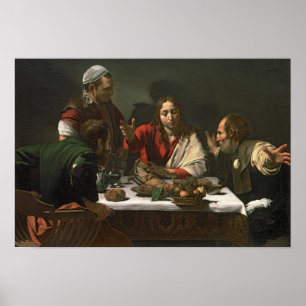 Póster La cena en Emmaus, 1601