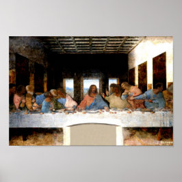 Póster La cena negra de Da Vinci