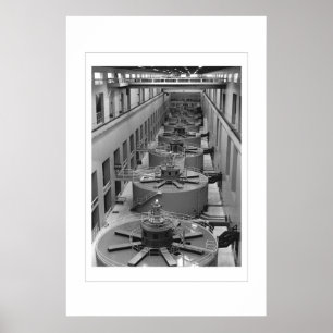 Póster la central eléctrica