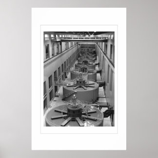 Póster la central eléctrica