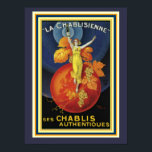 Póster La Chablisienne Art Deco Poster 12 x 16<br><div class="desc">Otro buen ejemplo de Leonetto Cappiello. Poster de publicidad de época para La Chablisienne. 12 x 16</div>