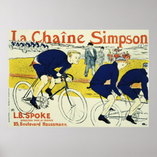 Póster La Chaine Simpson de Enrique de Toulouse