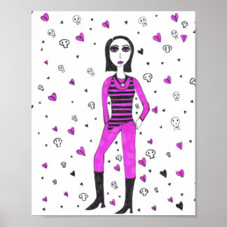 Póster La chica del Punk