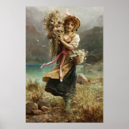 Póster La chica flor