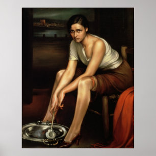 Póster La chica joven de fascinación