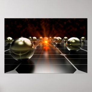 Póster La chispa de un poster de la idea