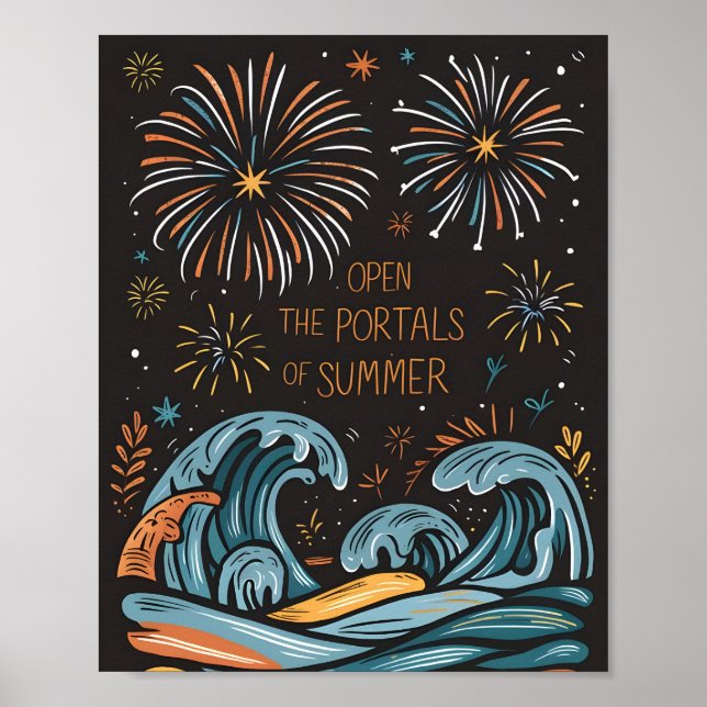 Póster La chispa del verano (Frente)