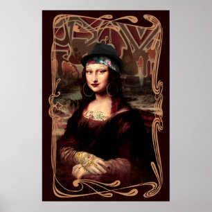 Póster La Chola Mona Lisa