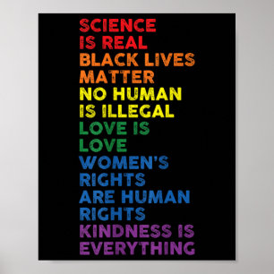 Póster La ciencia del Orgullo Gay es la verdadera vida ne