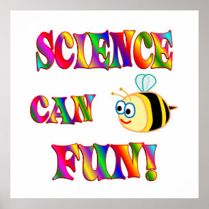 Póster La ciencia es divertida