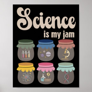 Póster La ciencia es mi profesor de jam Stem Student Educ