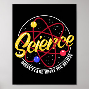 Póster La ciencia no es lo que crees divertido profesor