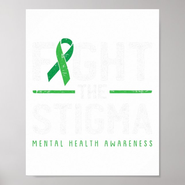 Póster La Cinta Verde de Conciencia sobre Salud Mental El (Frente)