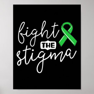 Póster La Cinta Verde para la Sensibilización sobre la Sa