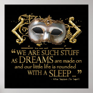 Póster La cita de la tempestad (versión del oro)