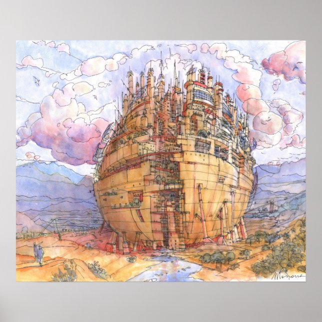 Póster La Citta' Sferica (Frente)