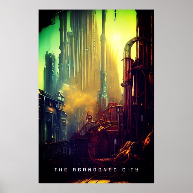 Póster La ciudad abandonada (Frente)