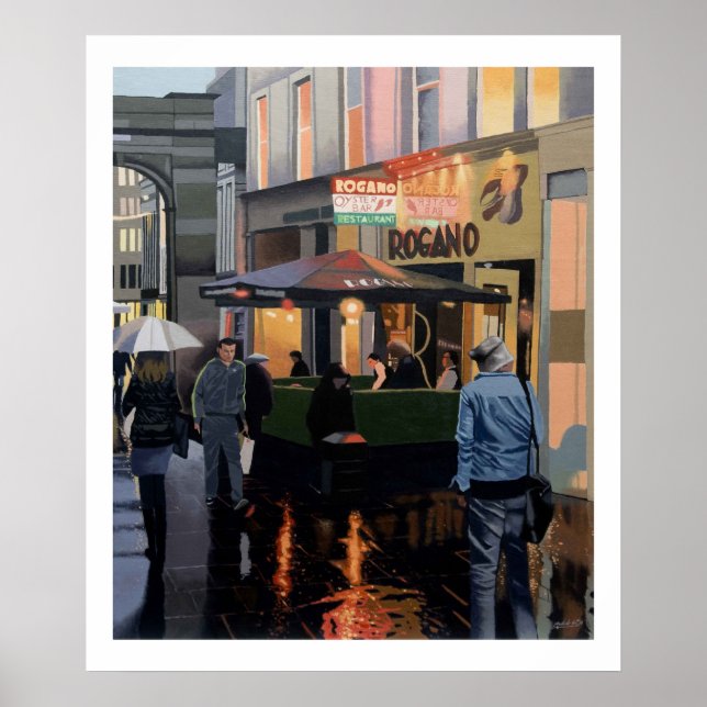 Póster La ciudad comerciante (Frente)