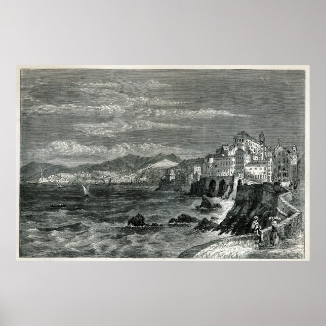 Póster La ciudad de Génova (Frente)