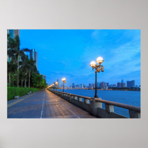Póster La ciudad de Guangzhou