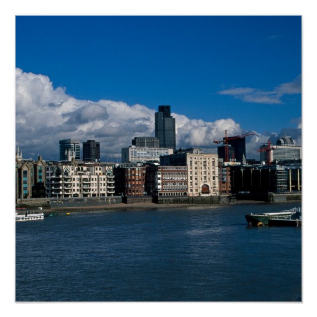 Póster La ciudad de Londres y la Torre 42 (Anverso)