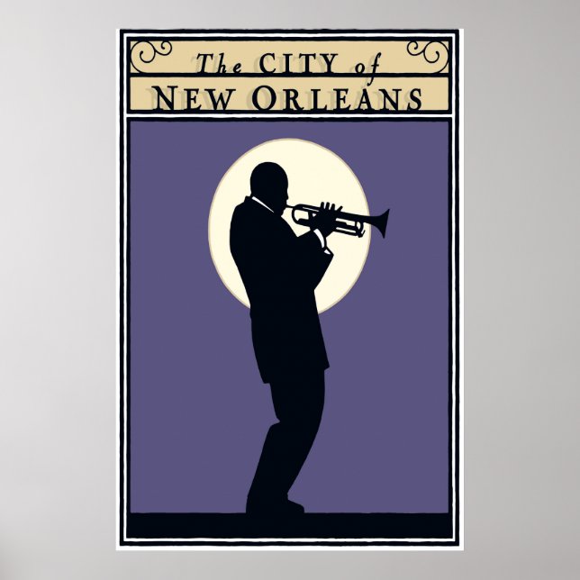 Póster La ciudad de Nueva Orleans, Poster (Frente)